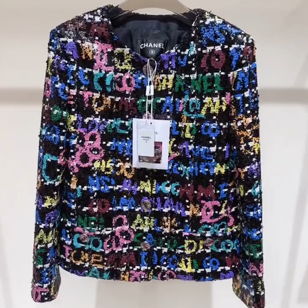 Chanel 2022 Florence sequin embellished jacket